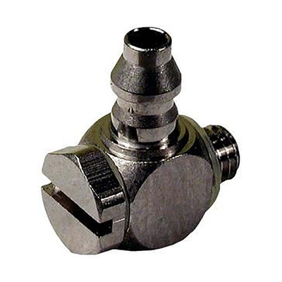 SMC M Series Elbow Threaded Adaptor, M3 Male to Barbed 4 mm, Threaded-to-Tube Connection Style