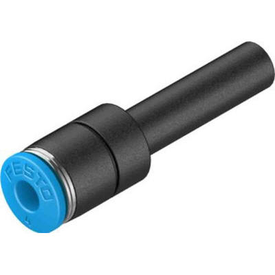 Festo QS Series Reducer Nipple, Push In 6 mm to Push In 4 mm, Tube-to-Tube Connection Style, 130695