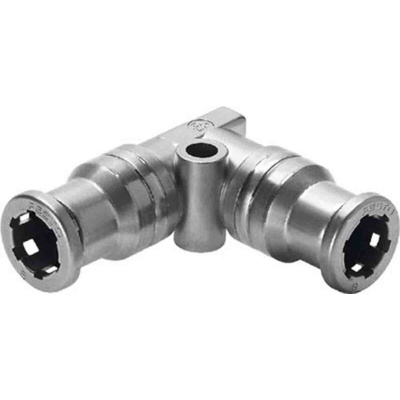 Festo CRQSL Series Elbow Tube-toTube Adaptor, Push In 12 mm to Push In 12 mm, Tube-to-Tube Connection Style, 130666