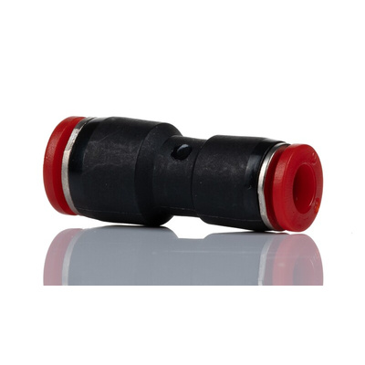 Norgren Pneufit C Series Push-in Fitting, Push In 8 mm to Push In 6 mm, Tube-to-Tube Connection Style, C00200806