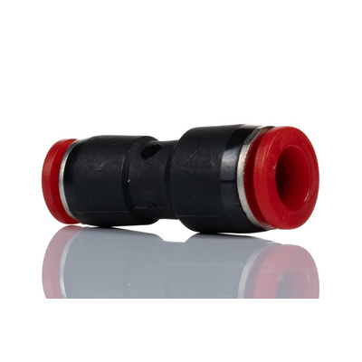 Norgren Pneufit C Series Push-in Fitting, Push In 8 mm to Push In 6 mm, Tube-to-Tube Connection Style, C00200806