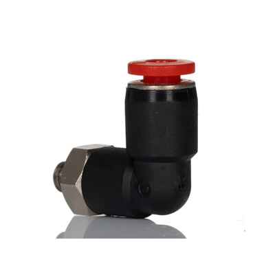 Norgren Pneufit C Series Series Push-in Fitting, Push In 5 mm to M5, Threaded-to-Tube Connection Style