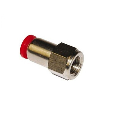 Norgren, G 3/8 Female to Push In 12 mm, Threaded-to-Tube Connection Style