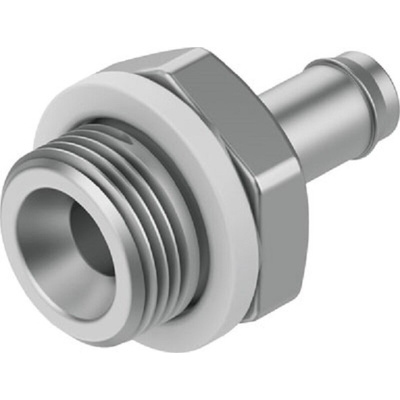 Festo CRCN Series Straight Fitting, M5 Male to Push In 6 mm, Threaded-to-Tube Connection Style, 13968