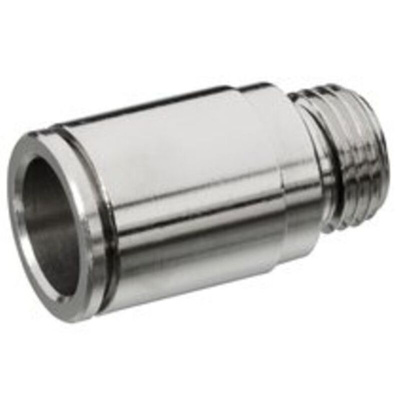 EMERSON – AVENTICS QR2-S-RPN Series Straight Fitting, Push In 6 mm to G 1/4, Threaded Connection Style