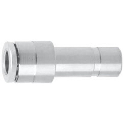 Norgren PNEUFIT 10 Series Straight Fitting, Push In 6 mm to Push In 8 mm, Tube-to-Tube Connection Style