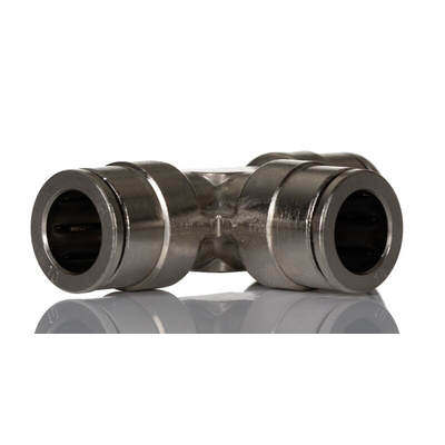 Norgren PNEUFIT 10 Series Straight Fitting, Push In 10 mm to Push In 10 mm, Tube-to-Tube Connection Style