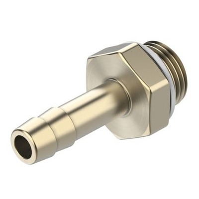 Festo N-P Series Barb Fitting, G 3/8 Male to M13, Threaded-to-Tube Connection Style, 36161