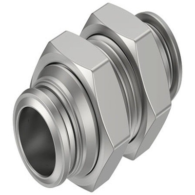 Festo NPQR Series Push-in Fitting, Push In 16 mm to Push In 16 mm, Tube-to-Tube Connection Style, NPQR-H-Q16