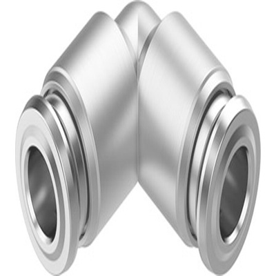 Festo NPQR Series Push-in Fitting, Push In 6 mm to Push In 6 mm, Tube-to-Tube Connection Style, NPQR-L-Q6