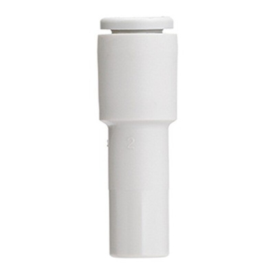 SMC KQ2 Series Plug-in Reducer, Push In 6 mm to Push In 3.2 mm, Tube-to-Tube Connection Style