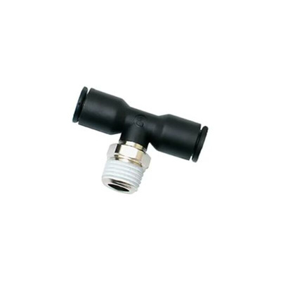 LF 3000 Series Stud Fitting, 8 mm to R 3/8 Male, Tube-to-Port Connection Style, 3108 08 17