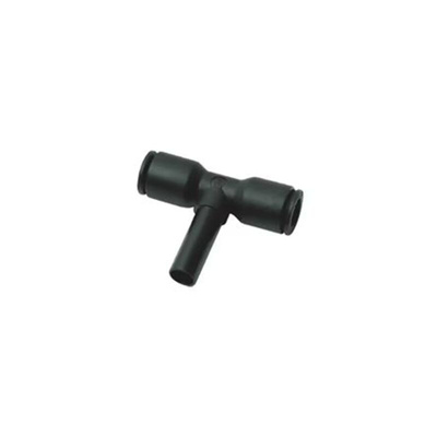 LF 3000 Series Tee Tube-to-Tube Adaptor, 4 mm to Push In 4 mm, Threaded Connection Style, 3188 04 00