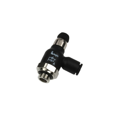 Legris 7060 Series Pneumatic Flow Control Regulator, M12 to 6 mm, 7060 06 67