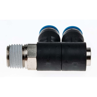 Festo QSLV Series Multi-Connector Fitting, Threaded-to-Tube Connection Style, 153213