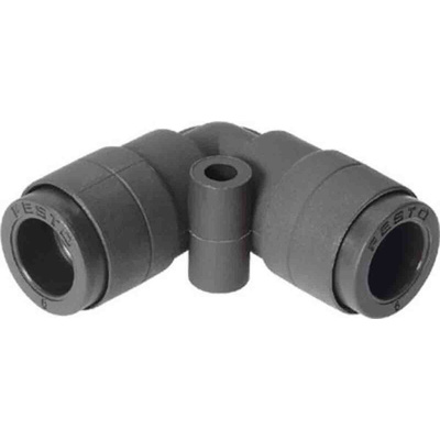 Festo QSL Series Elbow Tube-toTube Adaptor, Push In 8 mm to Push In 8 mm, Tube-to-Tube Connection Style, 160541