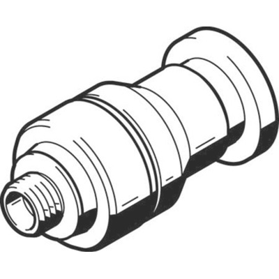 Festo CRQSL Series Elbow Threaded Adaptor, M5 Male to Push In 6 mm, Threaded Connection Style, 132328