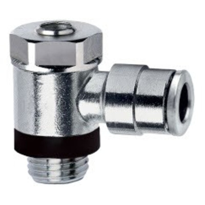 Norgren, Push In 4 mm to G 1/8, Threaded-to-Tube Connection Style