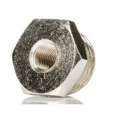 Norgren 16 Series Straight Threaded Adaptor, G 1/2 Male to G 1/8 Female, Threaded Connection Style