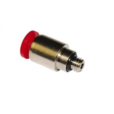 Norgren Pneufit C Series Straight Fitting, M5 Male to Push In 6 mm, Threaded-to-Tube Connection Style