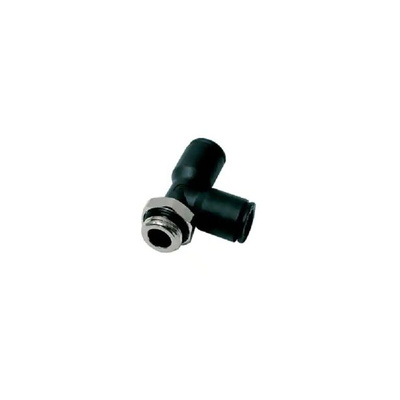 Legris 3193 Series Tee Threaded Adaptor, G 1/4 Male to Push In 6 mm, Threaded-to-Tube Connection Style