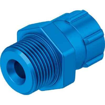Festo CK Series Straight Fitting, G 1/8 Male to Push In 8 mm, Threaded-to-Tube Connection Style, 2028