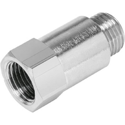 Festo NPFC Series Straight Fitting, G 1/8 Female to G 1/8, Threaded Connection Style, 8030302