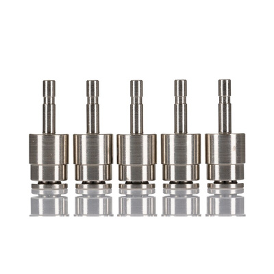 Norgren PNEUFIT 10 Series Straight Fitting, Push In 4 mm to Push In 6 mm, Tube-to-Tube Connection Style, 10023