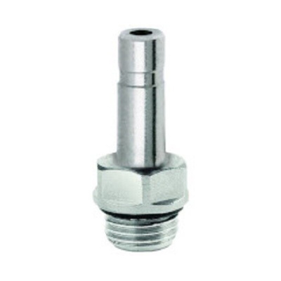 Norgren PNEUFIT 10 Series Straight Threaded Adaptor, G 1/4 Male to Push In 8 mm, Threaded-to-Tube Connection Style