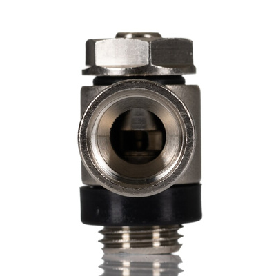 Norgren PNEUFIT 10 Series Straight Threaded Adaptor, G 3/8 Male to G 3/8 Female, Threaded Connection Style