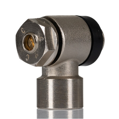 Norgren PNEUFIT 10 Series Straight Threaded Adaptor, G 3/8 Male to G 3/8 Female, Threaded Connection Style
