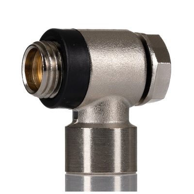 Norgren PNEUFIT 10 Series Straight Threaded Adaptor, G 3/8 Male to G 3/8 Female, Threaded Connection Style
