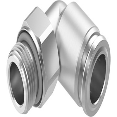 Festo NPQR Series Push-in Fitting, G 3/8 Male to Push In 12 mm, Threaded-to-Tube Connection Style, NPQR-L-G38