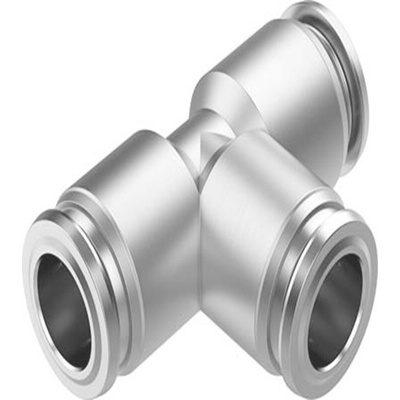 Festo NPQR Series T Fitting, Tube 12 to 12 mm, Tube-to-Tube Connection Style, NPQR-T-Q12
