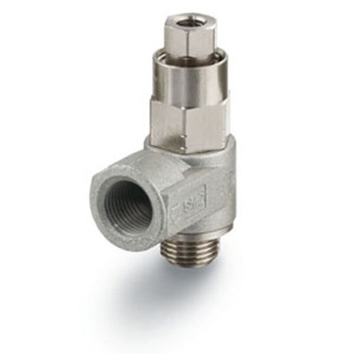 SMC AS-X785 Series T Fitting, G 3/8 to G 3/8, Threaded Connection Style