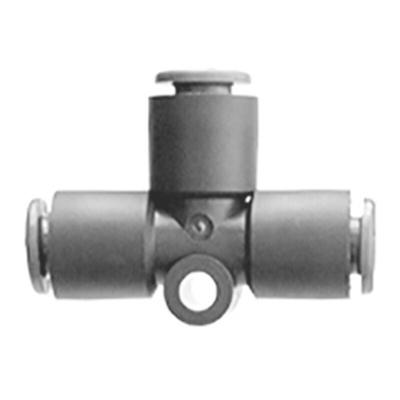 SMC KR Series Union Tee, Push In 8 mm to Push In 8 mm, Tube-to-Tube Connection Style