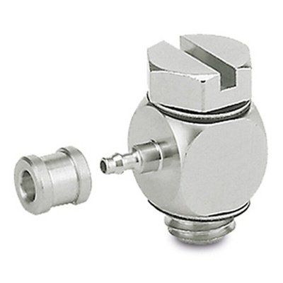 SMC M Series Barb Fitting, M5 x 0.8 Male to Barbed 2 mm, Threaded-to-Tube Connection Style