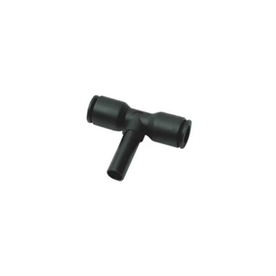 LF 3000 Series Tee Tube-to-Tube Adaptor, 10 mm to Push In 10 mm, Threaded Connection Style, 3188 10 00