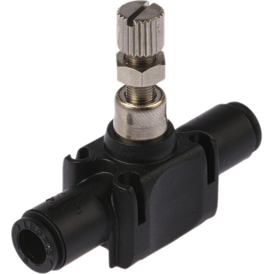 Legris 7770 Series Tube Flow Regulator, 6mm Tube Inlet Port x 6mm Tube Outlet Port