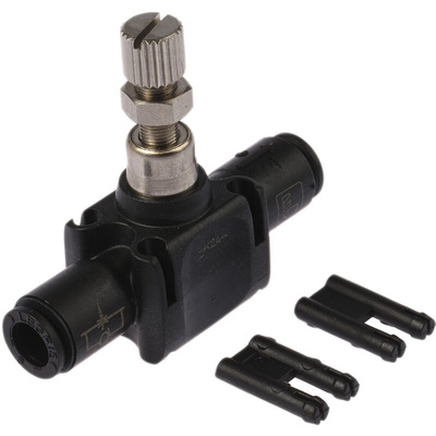 Legris 7770 Series Tube Flow Regulator, 6mm Tube Inlet Port x 6mm Tube Outlet Port