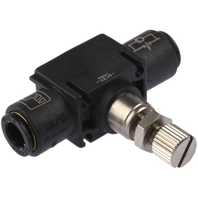 Legris 7770 Series Tube Flow Regulator, 8mm Tube Inlet Port x 8mm Tube Outlet Port