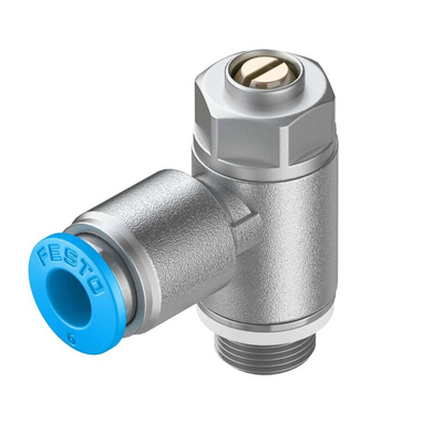 Festo GRLA Series Tube Exhaust Valve, 6mm Tube Inlet Port x G 1/8 Outlet Port, 193144