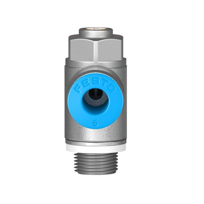 Festo GRLA Series Tube Exhaust Valve, 6mm Tube Inlet Port x G 1/8 Outlet Port, 193144