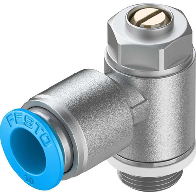 Festo GRLA Series Tube Exhaust Valve, 10mm Tube Inlet Port x G 1/4 Outlet Port, 193148