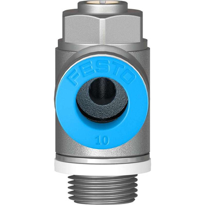 Festo GRLA Series Tube Exhaust Valve, 10mm Tube Inlet Port x G 1/4 Outlet Port, 193148