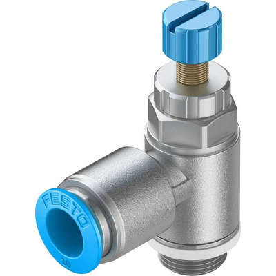 Festo GRLA Series Tube Exhaust Valve, 10mm Tube Inlet Port x G 1/4 Outlet Port, 534340