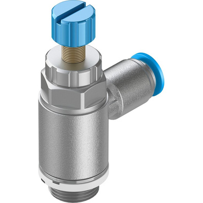 Festo GRLA Series Tube Exhaust Valve, 8mm Tube Inlet Port x G 1/4 Male Outlet Port, 193147