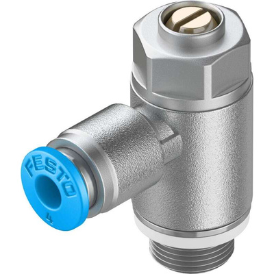 Festo GRLA Series Tube Exhaust Valve, 4mm Tube Inlet Port x G 1/8 Outlet Port, 193143