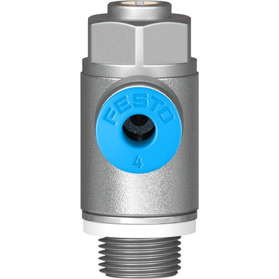 Festo GRLA Series Tube Exhaust Valve, 4mm Tube Inlet Port x G 1/8 Outlet Port, 193143