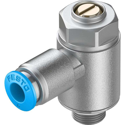 Festo GRLA Series Tube Exhaust Valve, 6mm Tube Inlet Port x G 1/8 Outlet Port, 537075